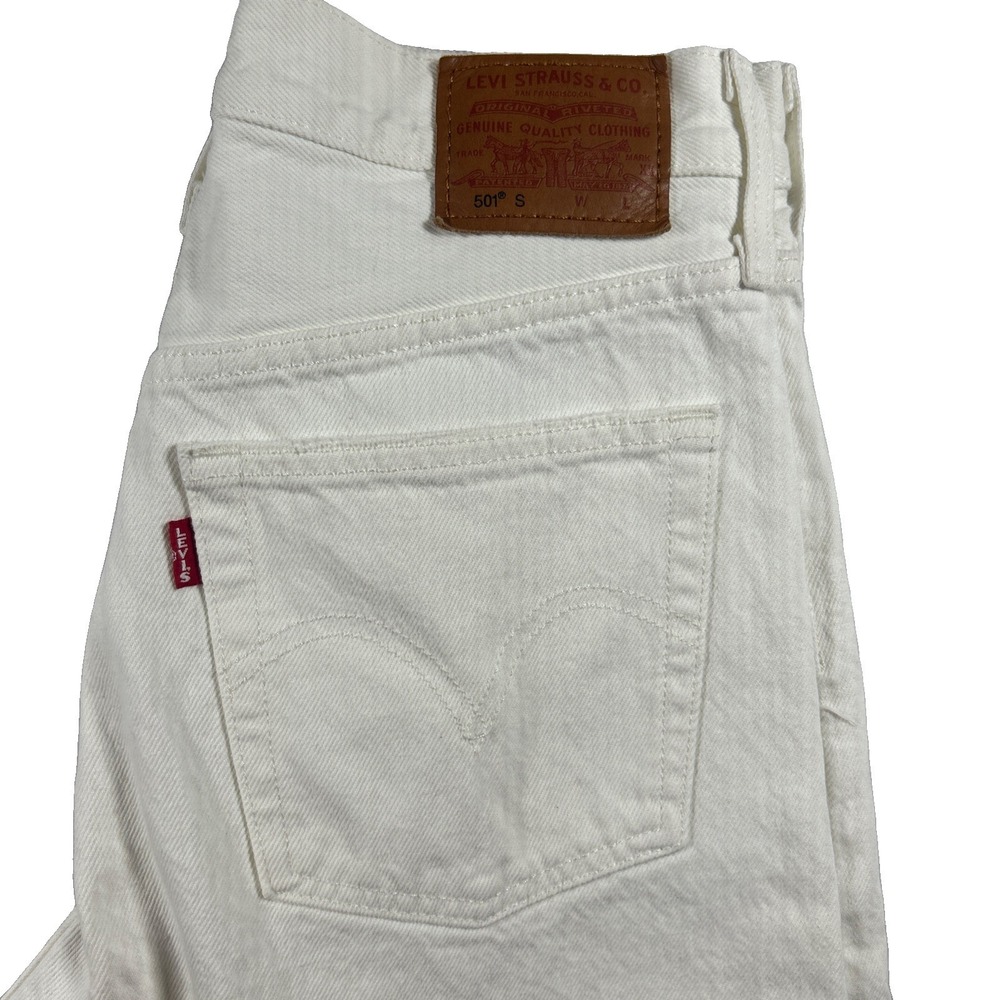 Levi's Premium 501 San Francisco Jeans White Wash 28x27